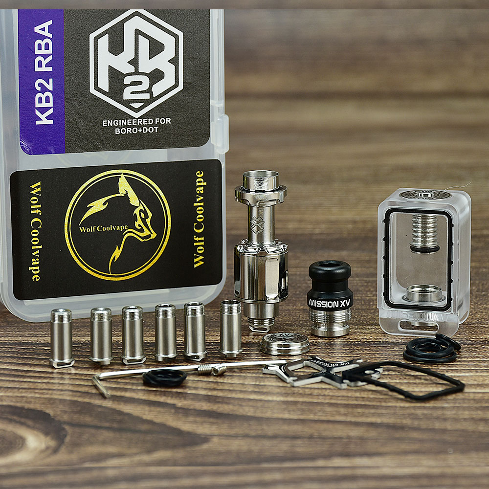 wolfcoolvape MISSION KB2 RBA T - Vaping Air ulasan dan harga