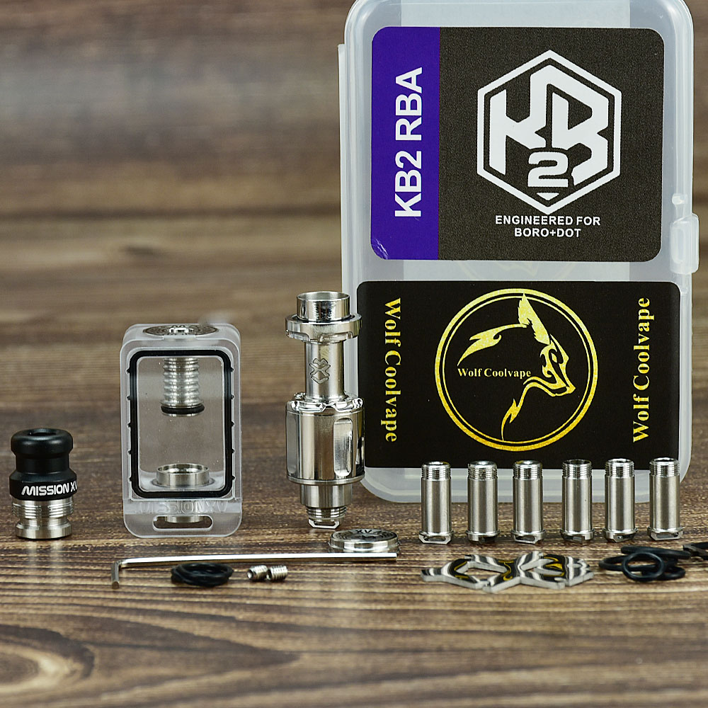 wolfcoolvape MISSION KB2 RBA T - Vaping Air ulasan dan harga