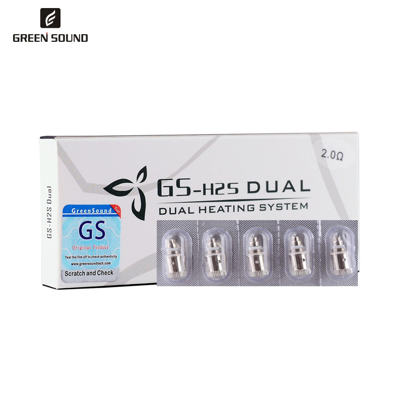 5pcs/pack Genuine GS H2S Dual  - Vape Coil Replacement ulasan dan harga