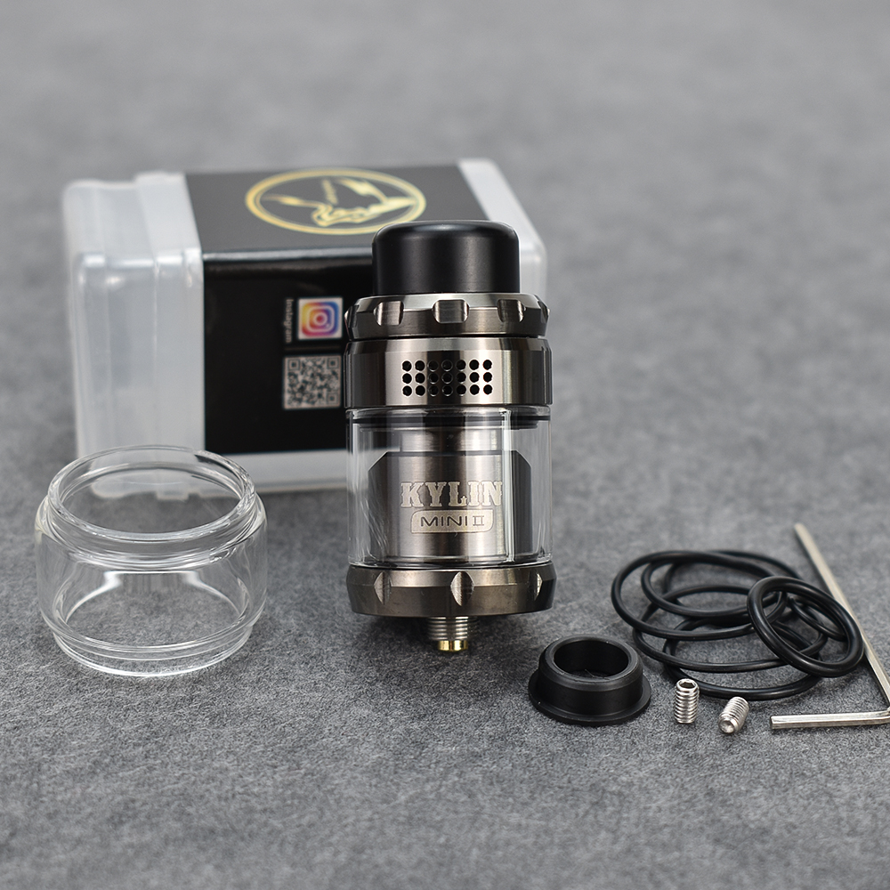 Kylin Mini V2 RTA Atomizer 316 - Vape Coil Replacement ulasan dan harga