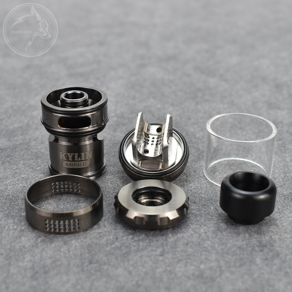 Kylin Mini V2 RTA Atomizer 316 - Vape Coil Replacement ulasan dan harga