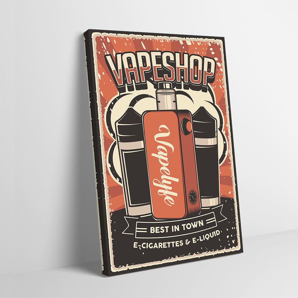 Vape Shop Printing Poster Pict - Vaping Shop ulasan dan harga
