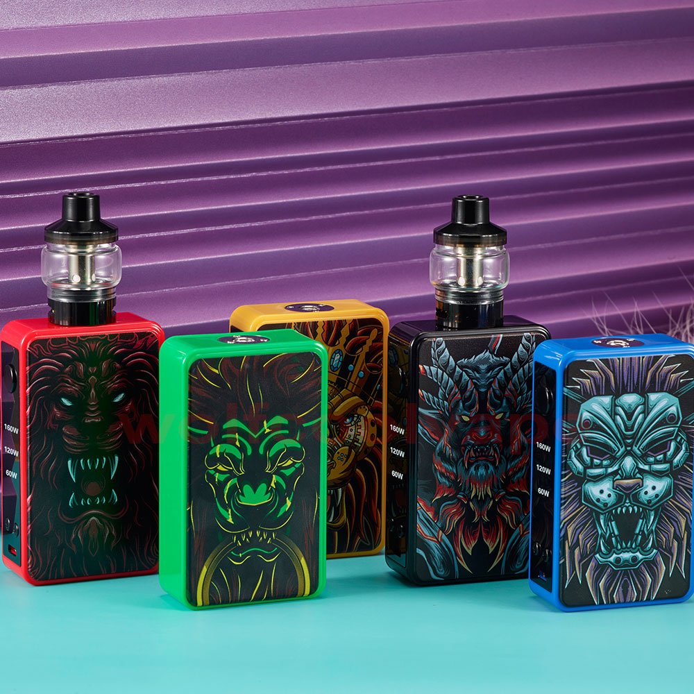 160W Box Mod Kit 60W/120W/160W - Accessories For Vaping ulasan dan harga