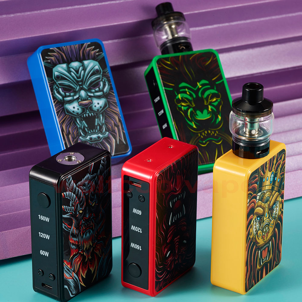 160W Box Mod Kit 60W/120W/160W - Accessories For Vaping ulasan dan harga