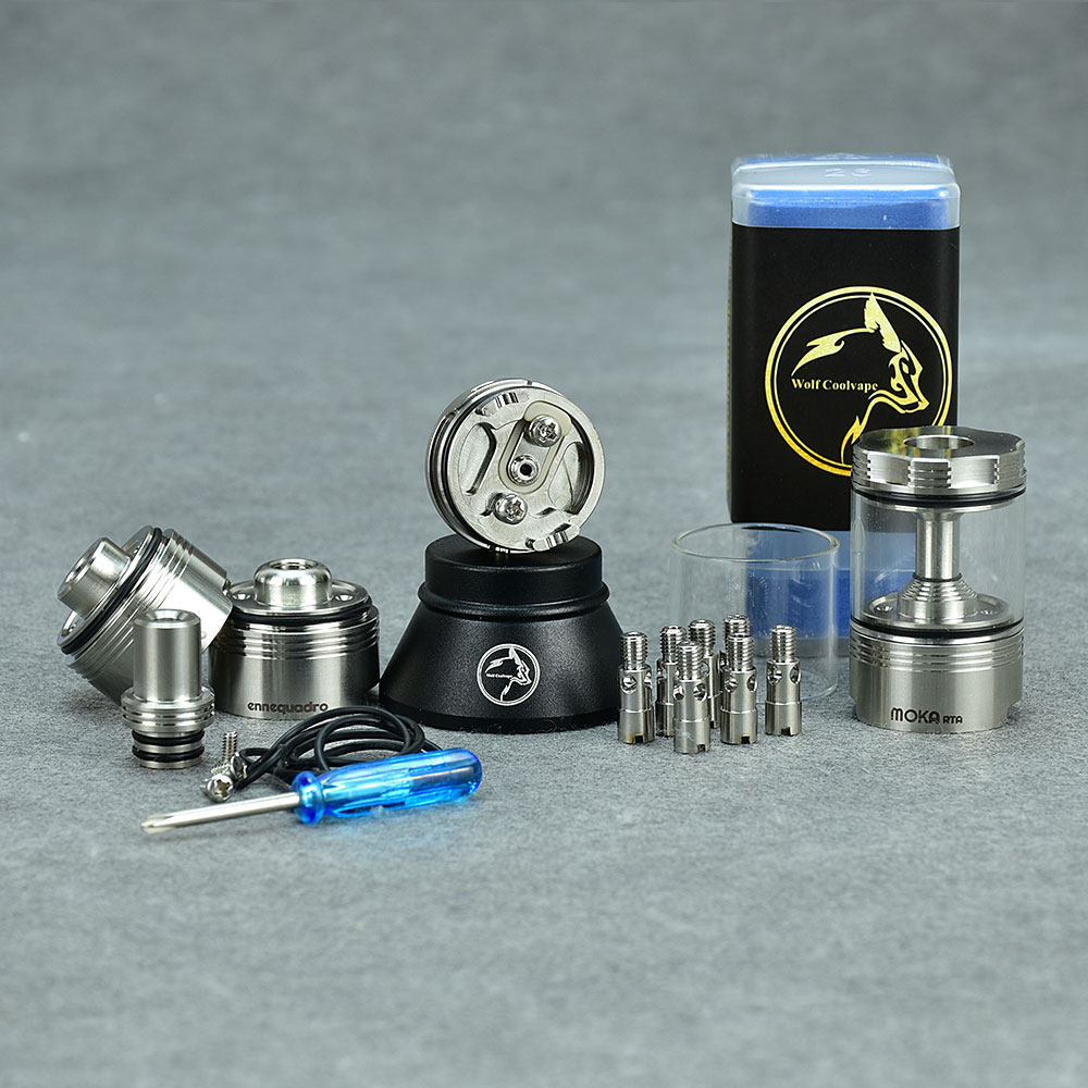 Wolfcoolvape Moka mtl RTA Rebu - Vaping Air ulasan dan harga