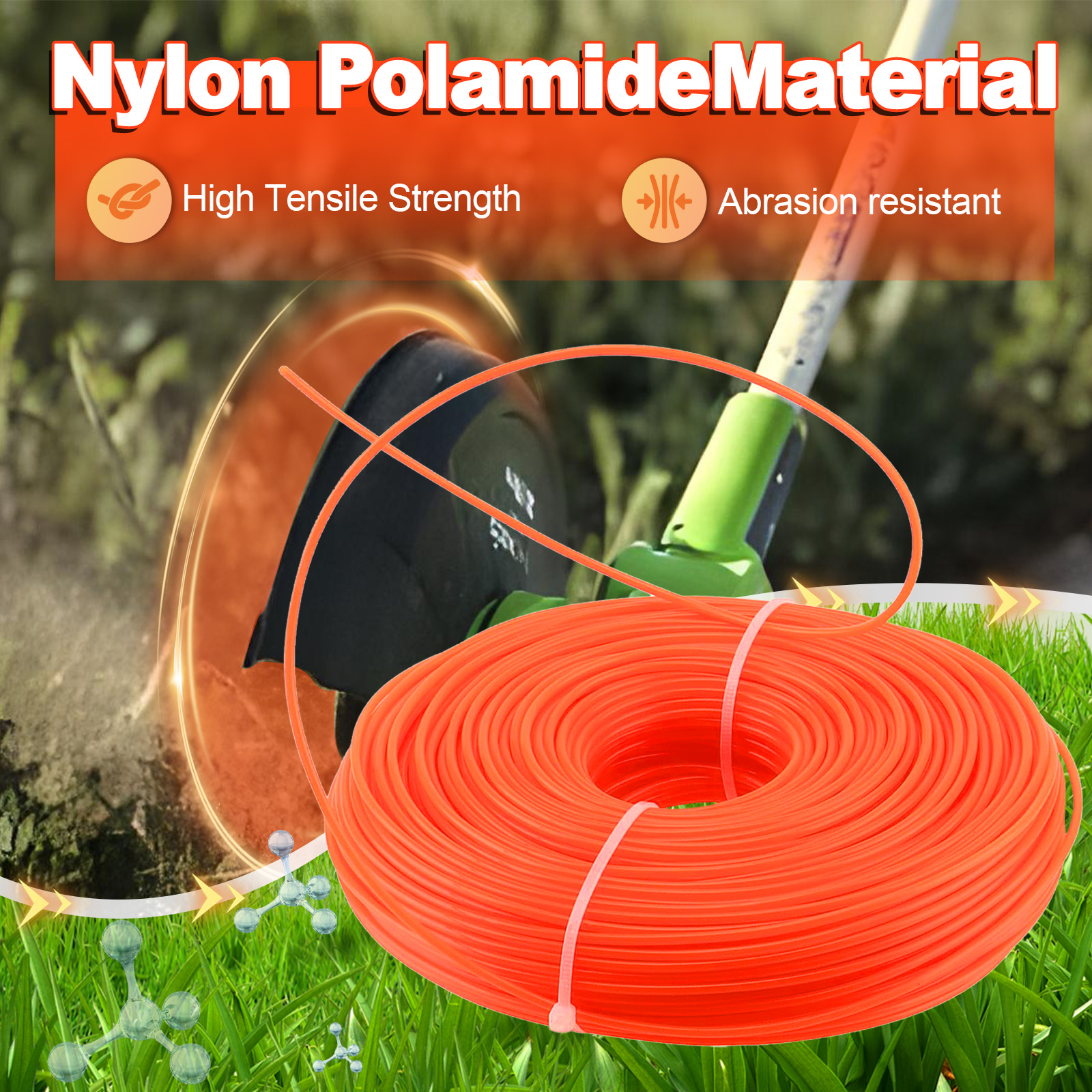 1.6mm～3mm*15M Round Nylon Trim - Dry Herb Vaping Accessories ulasan dan harga