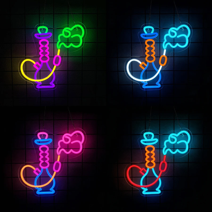 Hookah Neon Sign for Shisha Ba - Vaping Shop ulasan dan harga