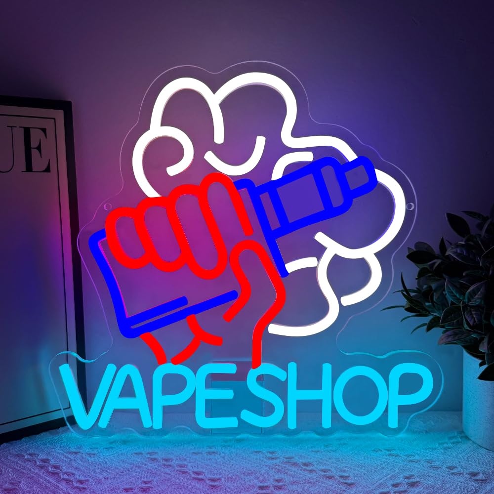 Vape Shop Neon Sign USB Powere - Vaping Shop ulasan dan harga